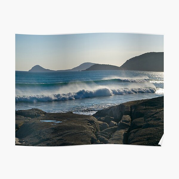 Wilson Promontory, Evening surf. Poster