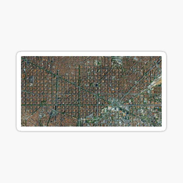 Item preview, Barcelona aerial view designed and sold by thomasjgaulton.