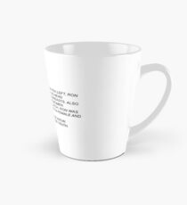 The Note Wall Tapestry Jersey Shore Tall Mug