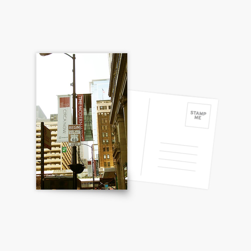 Route 66 Continued Postcard