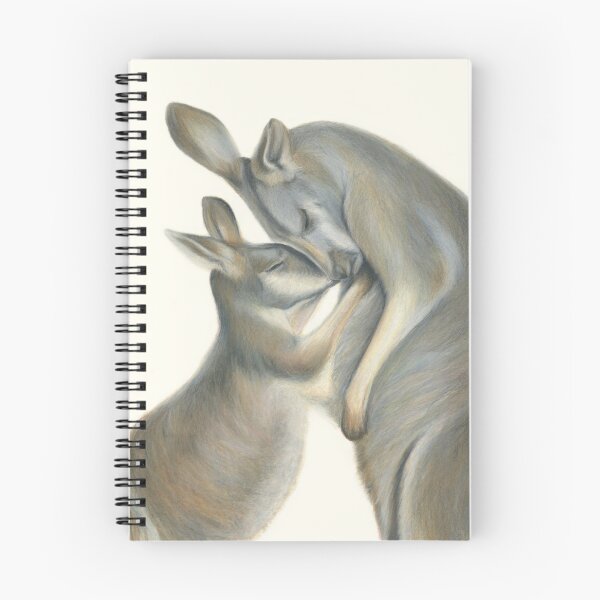 Item preview, Kangaroo Love. Kangaroo art. Unique Australian gift for animal lovers. Christmas gift.  designed and sold by RachaelCurryArt.