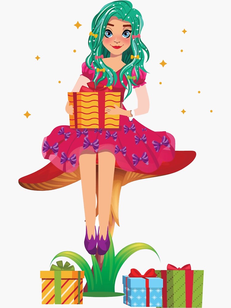 Ruby the Ribbon Fairy With Her Gifts™ by TeelieTurner