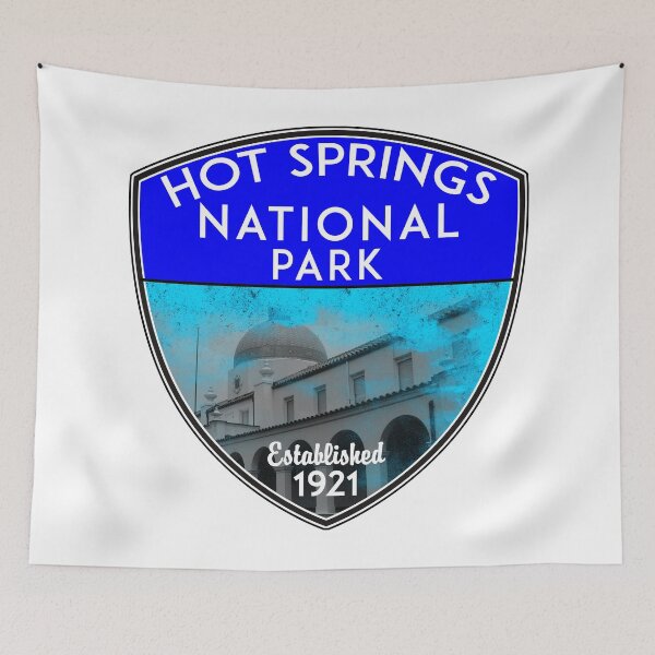 Item preview, Hot Springs Arkansas National Park Bathhouse Row designed and sold by DESTINATIONS DECAL.