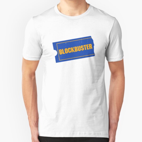 Blockbuster Video Logo Slim Fit T-Shirt
