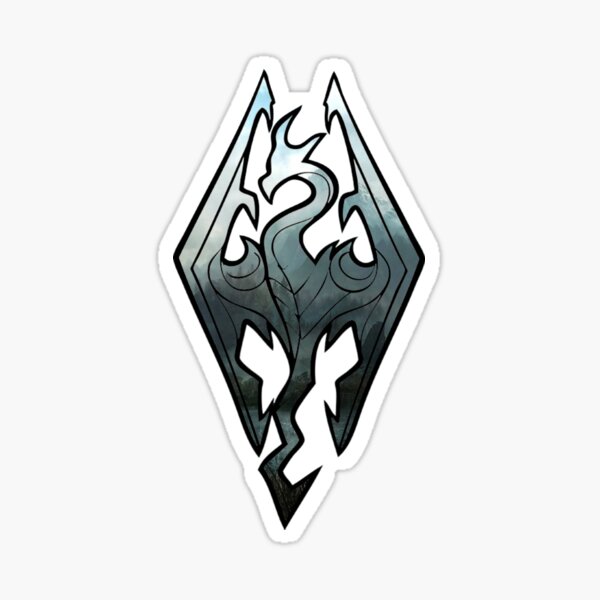 Skyrim Logo Stickers | Redbubble