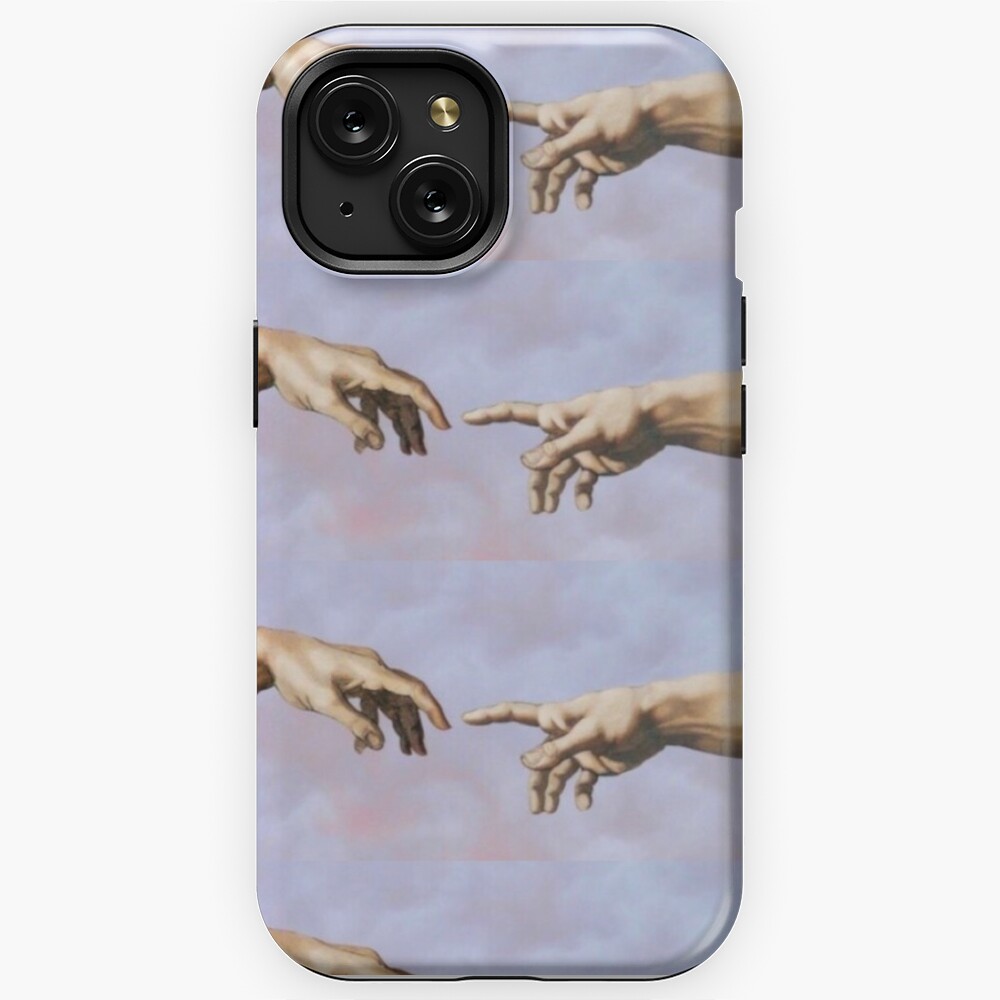 art The Creation of Man iPhone Case by estelleas