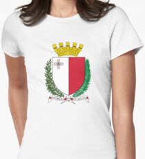 Coat of Arms of Malta Women's Fitted T-Shirt