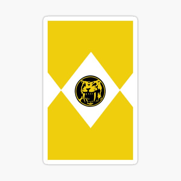Go Go Yellow Ranger Sticker