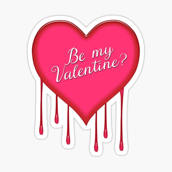 Be My Valentine Sticker
