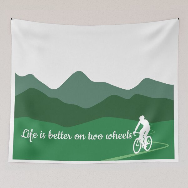 Item preview, Life is better on two wheels  designed and sold by cycleexplorers.