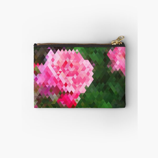 Item preview, Pink Roses in Anzures 1 Abstract Triangles 2 designed and sold by TravelPhotoArt.