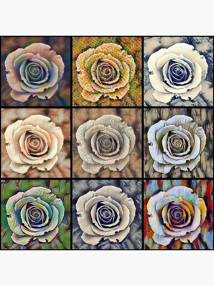 Rose Floral Pop Art by Printpix