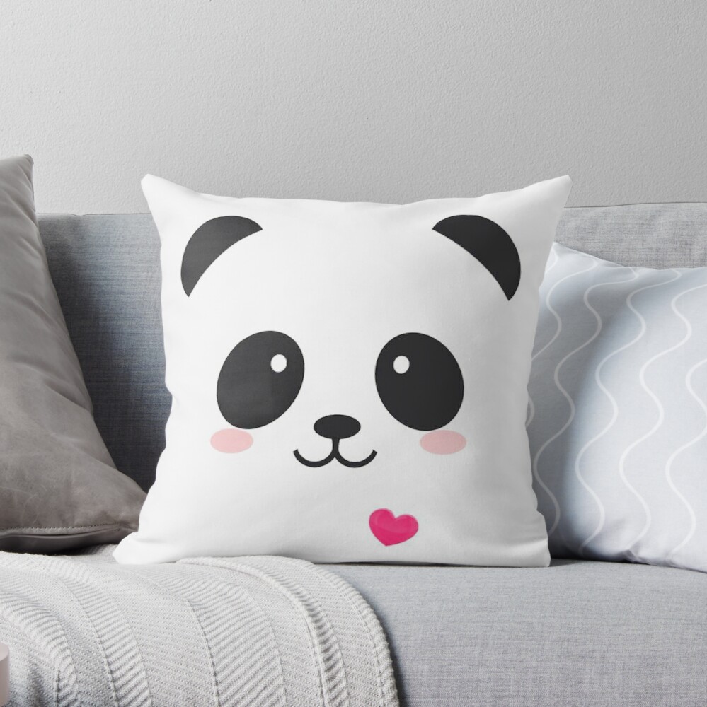 panda luxury pillow