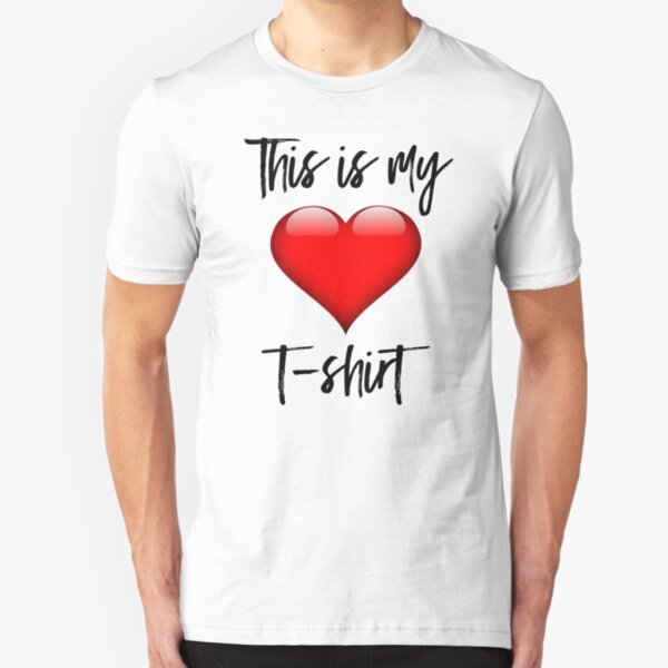 This is My Heart T-Shirt Slim Fit T-Shirt