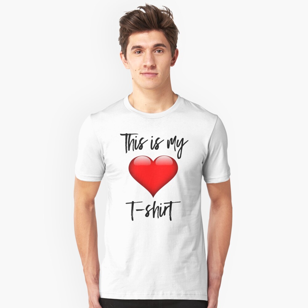 This is My Heart T-Shirt Slim Fit T-Shirt