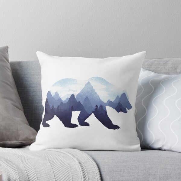 Item preview, Dramabite Bear Double Exposure Grizzly Surreal Wildlife Animal designed and sold by dramabite.