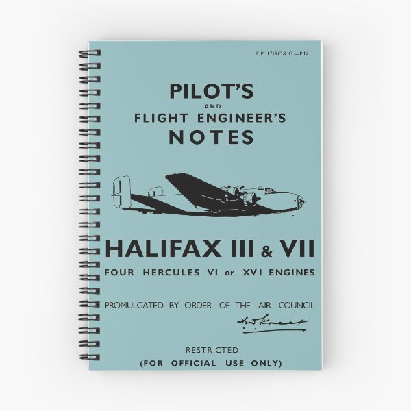 Item preview, Halifax Pilot's Notes designed and sold by AeroRelics.