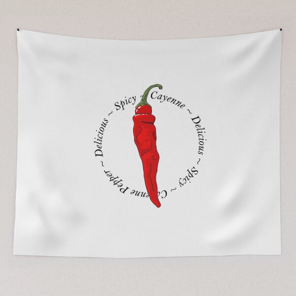 Item preview, chili pepper chilli hot paprika designed and sold by mojocoffeetime.