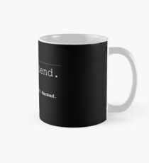 Hallo Freund @ Fsociety Tasse (Standard)