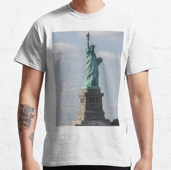#StatueofLiberty, #NewYorkCity, #LibertyIsland, #USA, #americanculture, #monument, #statue, #landmark Classic T-Shirt