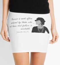Coco Chanel Drawing Mini Skirts Redbubble