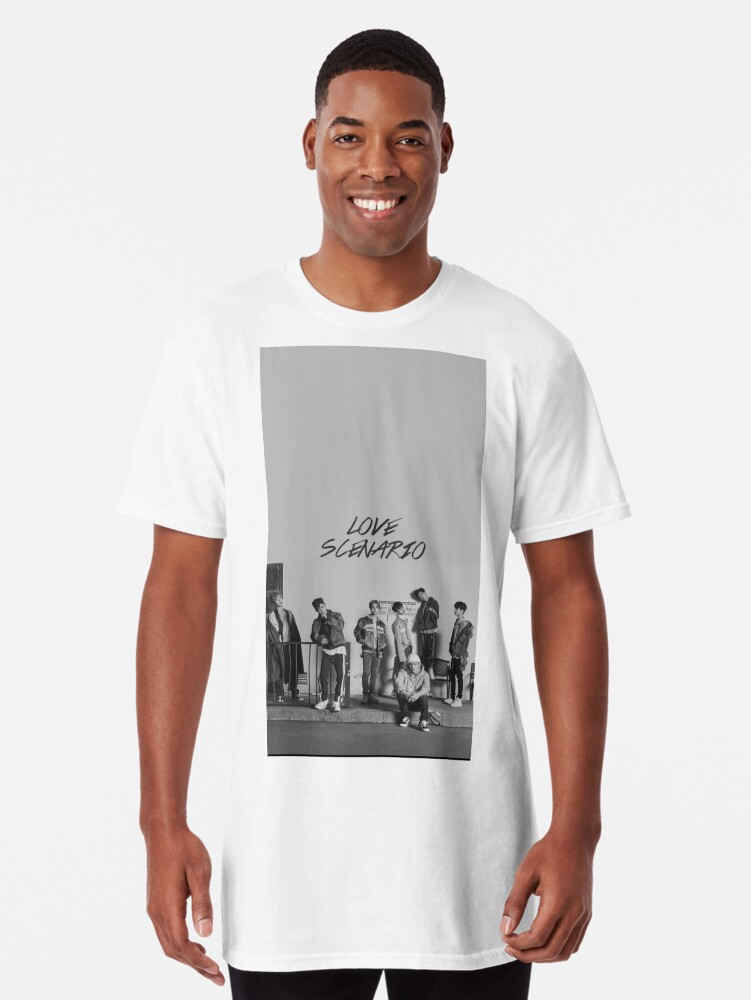 Ikon Love Scenario T Shirt By Makaylacar Redbubble - ikon love scenario roblox id how to get robux free in