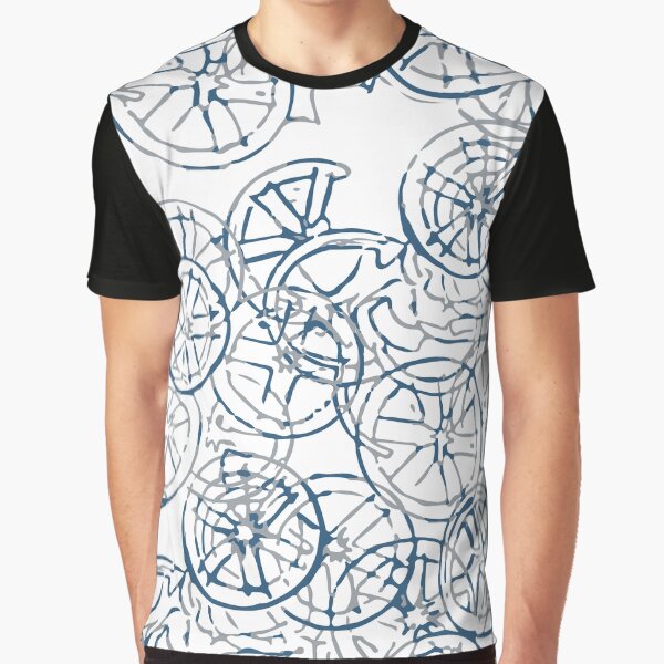 Item preview, Organic Wheels in Blue and Gray designed and sold by KShedenhelm.
