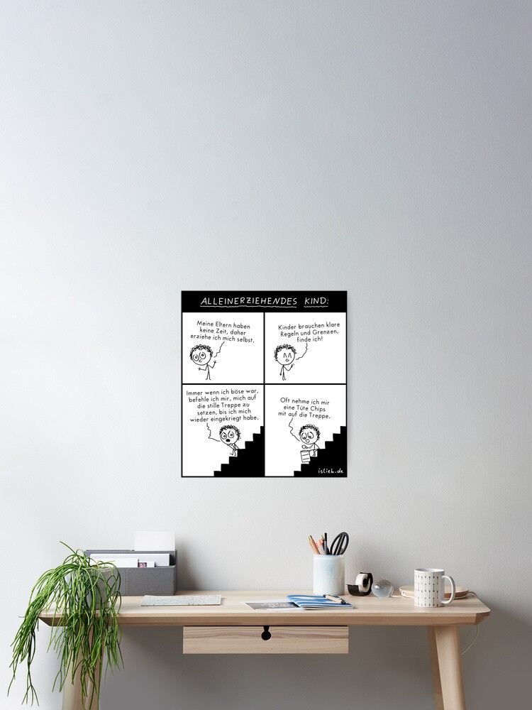 Thumbnail 1 von 3, Poster, Alleinerziehendes Kind designt und verkauft von islieb.
