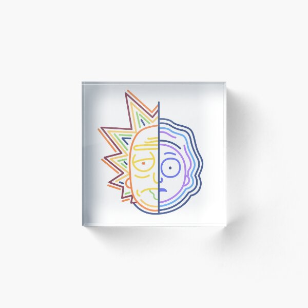 Abstract Rick Acrylic Block