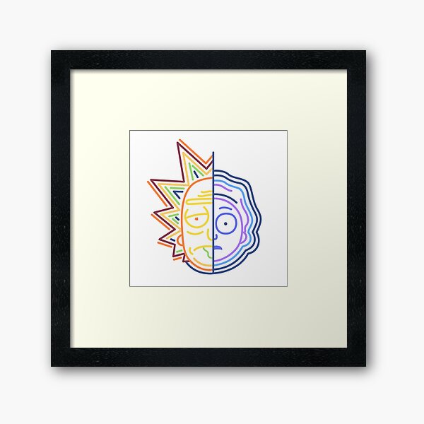 Abstract Rick Framed Art Print