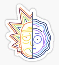 Abstrakter Rick Sticker