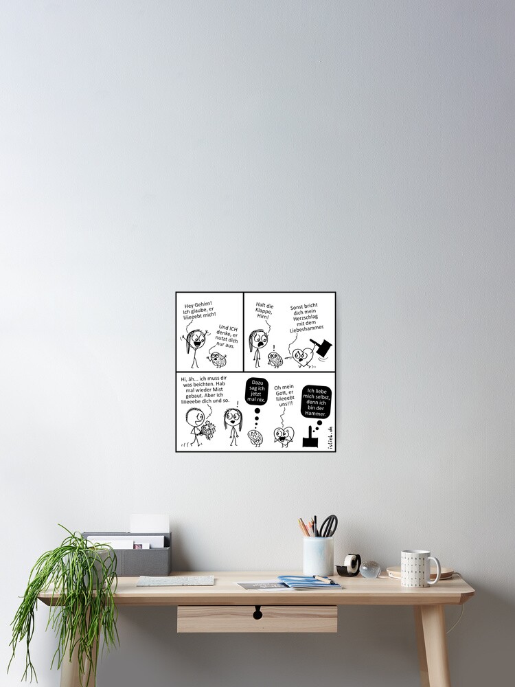Thumbnail 1 von 3, Poster, Liebeshammer islieb designt und verkauft von islieb.