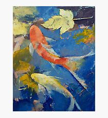 Autumn Koi Garden Photographic Print