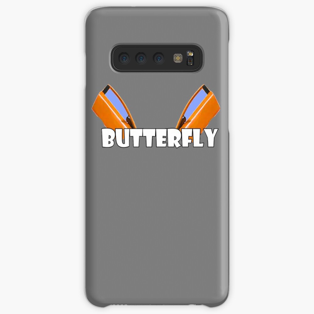 Butterfly Doors Lamborghini Pump Orange Case Skin For Samsung