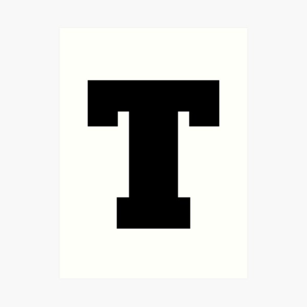 Alphabet T (Uppercase letter t), Letter T | Greeting Card