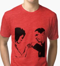 RESIST: Obama Fist Bump Tri-blend T-Shirt