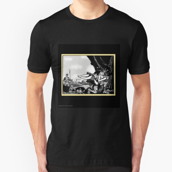 Tex Watt's Epic Bible Project Movie Storyboard #12 Slim Fit T-Shirt