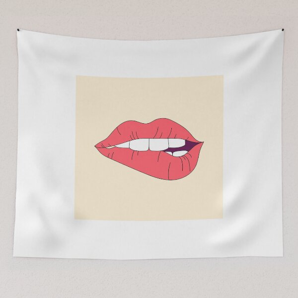 Item preview, Sexy Biting Lip  designed and sold by newburyboutique.