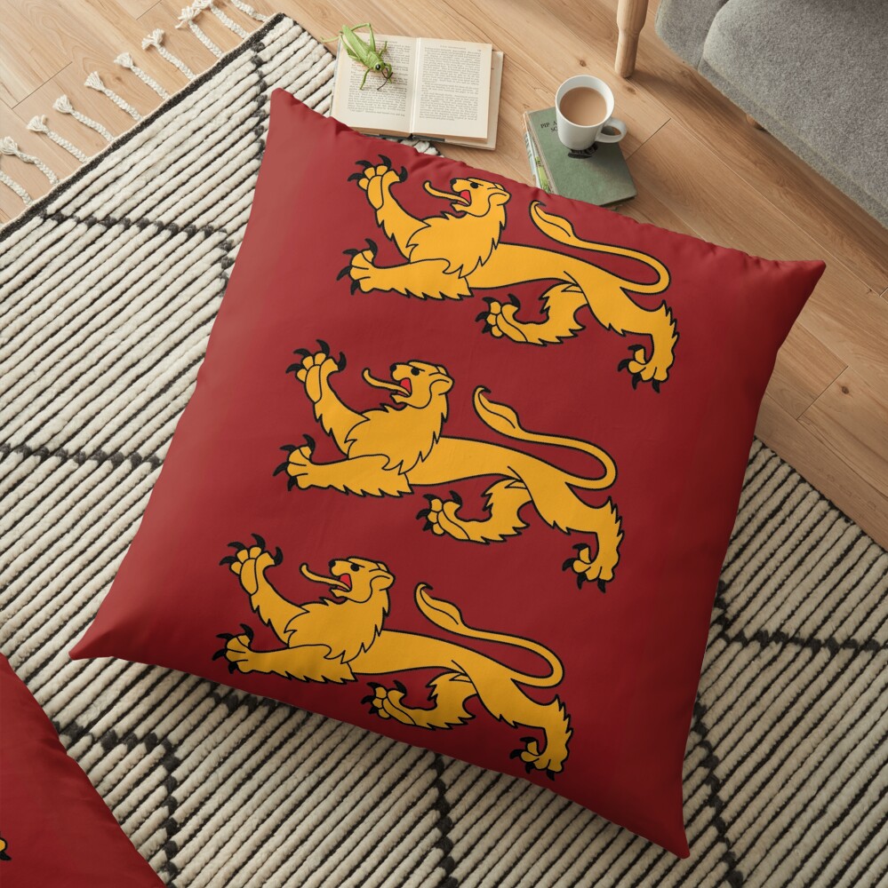 England coat of arms Floor Pillow