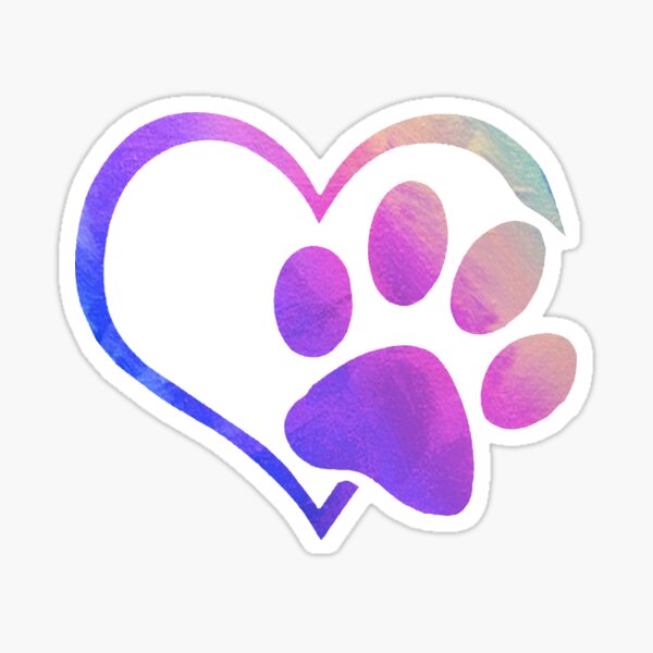 Item preview, Dog Paw Heart designed and sold by BohemianDesignz.