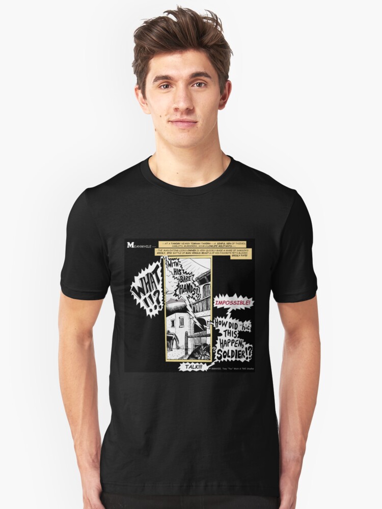 Alternate view of Tex Watt's Epic Bible Project Movie Storyboard #10 Slim Fit T-Shirt