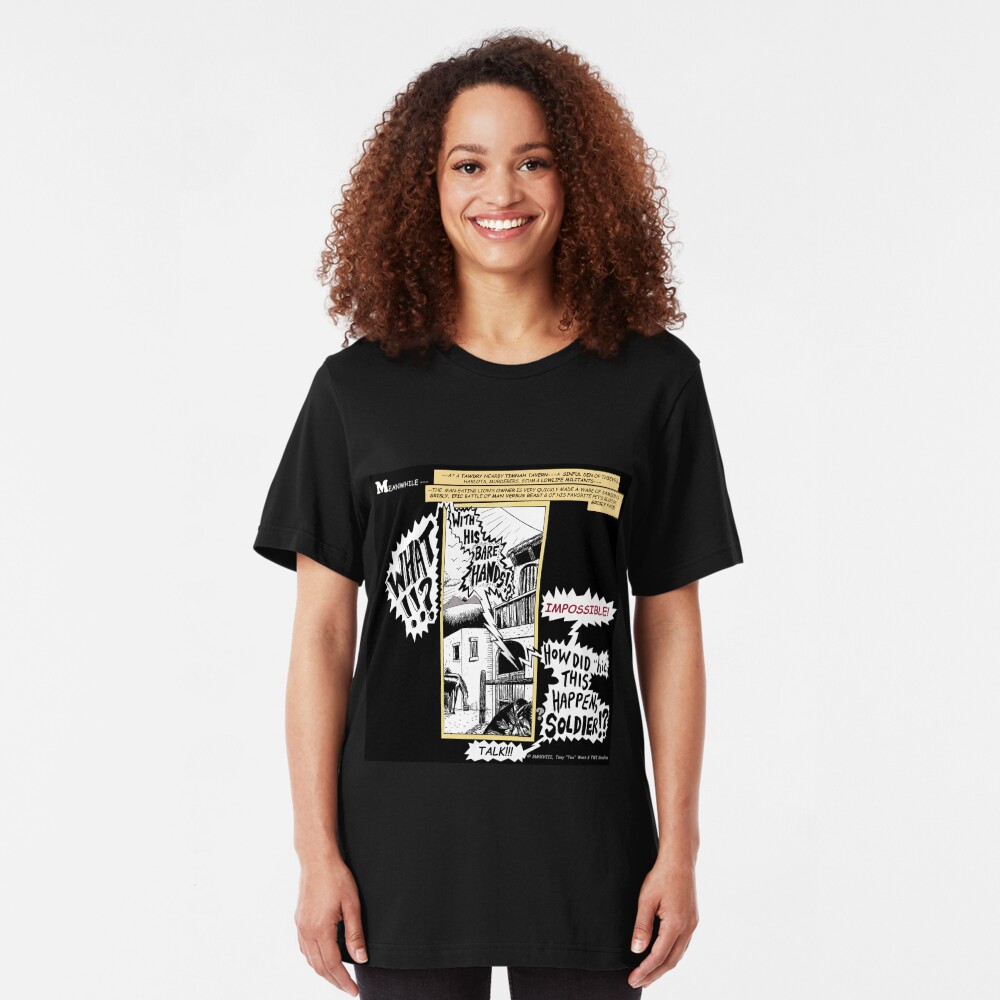 Tex Watt's Epic Bible Project Movie Storyboard #10 Slim Fit T-Shirt