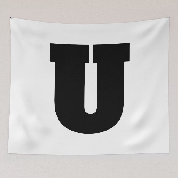 Item preview, Alphabet U (Uppercase letter u), Letter U designed and sold by marosharaf.