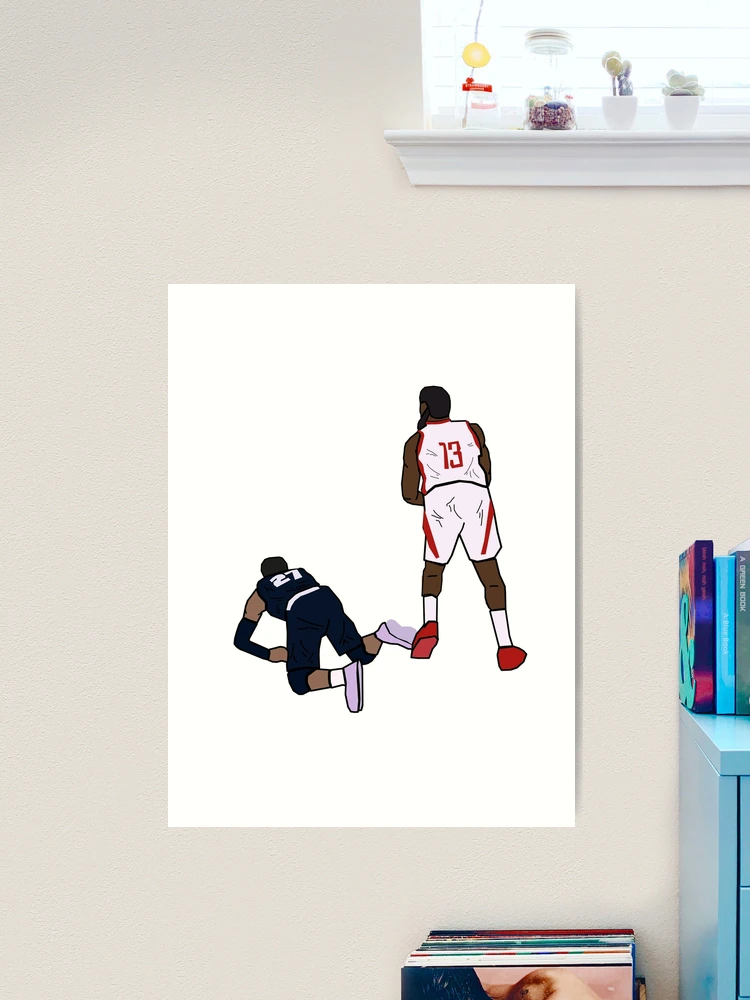 James Harden Breaks Jamal Murray's Ankles - Houston Rockets Art Print  for Sale by xavierjfong