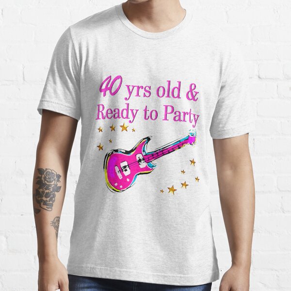 40 YR ANTIGUA ESTRELLA DE ROCK Camiseta esencial