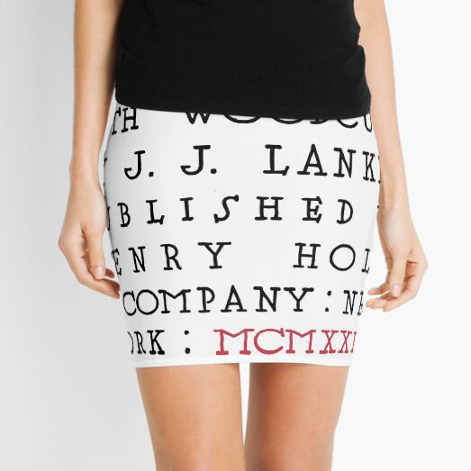 NEW HAMPSHIRE - MCMXXIII - Public Domain Day 2019 Mini Skirt