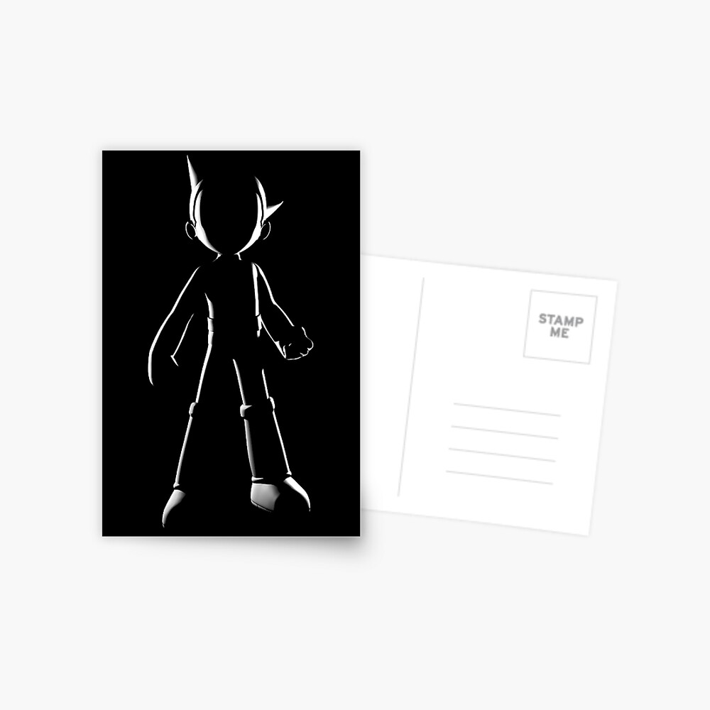 Download "Astro Boy Silhouette " Postcard by Grazstarr | Redbubble