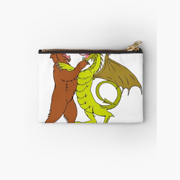 Item preview, Chinese Dragon Fighting Grizzly Bear Drawing Color designed and sold by patrimonio.