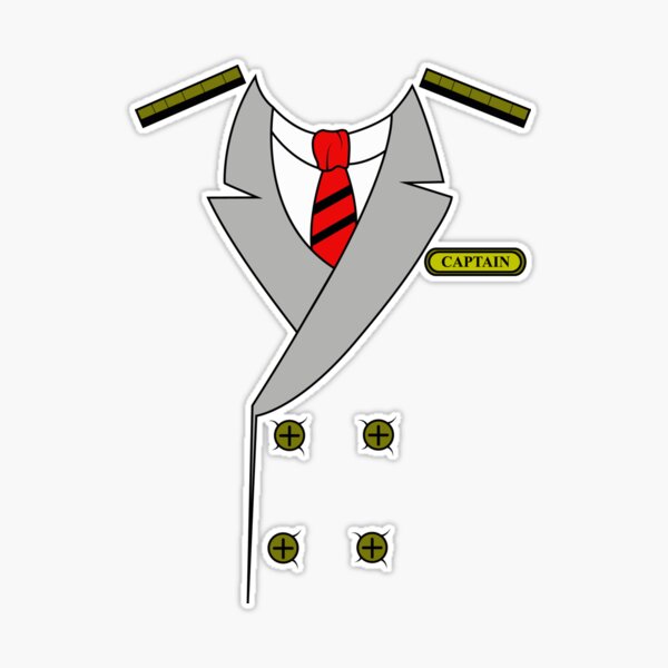 Airplane Pilot Uniform Design Halloween Captain Art