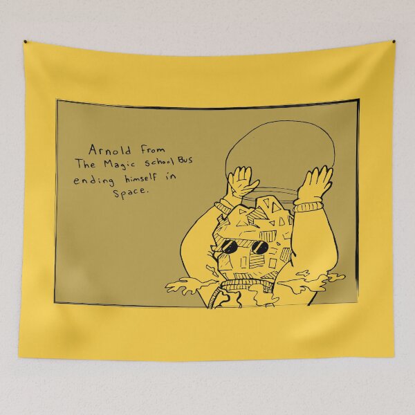 Item preview, Arnold From The Magic School Bus Ending Himself in Space designed and sold by tan-trundell.
